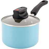 Farberware Smart Control Nonstick Sauce Pan/Saucepan with Lid, 2 Quart, Aqua