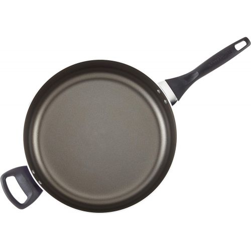  Farberware Dishwasher Safe Nonstick Jumbo Cooker/Saute Pan with Helper Handle - 6 Quart, Blue