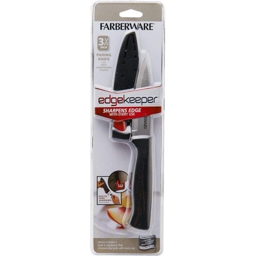  Farberware EdgeKeeper Paring Knife, 3.5-Inch, Stainless Steel,5163375