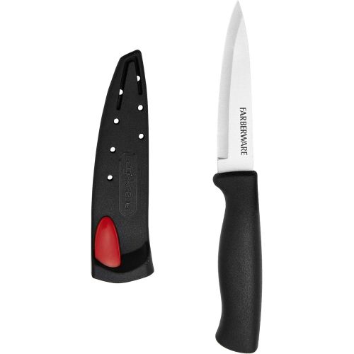  Farberware EdgeKeeper Paring Knife, 3.5-Inch, Stainless Steel,5163375