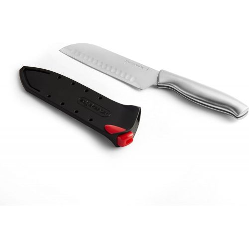  Farberware Edgekeeper Self-Sharpening Santoku Knife, 5-Inch, Stainless