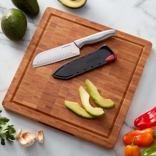  Farberware Edgekeeper Self-Sharpening Santoku Knife, 5-Inch, Stainless