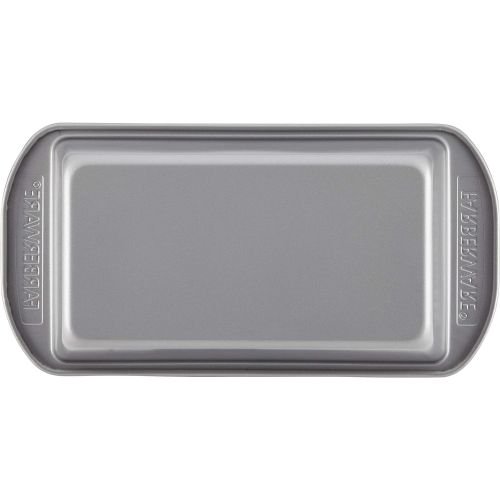  [아마존베스트]Farberware Bakeware Meatloaf/Nonstick Baking Loaf Pan Set, Two 9-Inch x 5-Inch, Gray