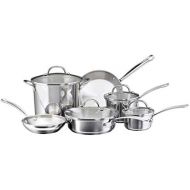 [아마존베스트]Farberware Millennium Stainless Steel Cookware Pots and Pans Set, 10 Piece