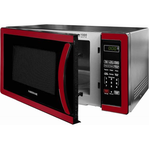  Farberware FMWO11AHTBKB 1000-Watt Microwave Oven, 1.1 cu. ft, Stainless Steel