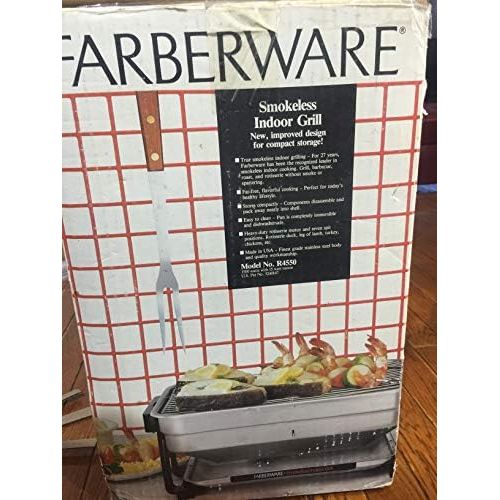  Farberware FARBERWARE SMOKELESS INDOOR GRILL ROTISSERIE ELECTRIC