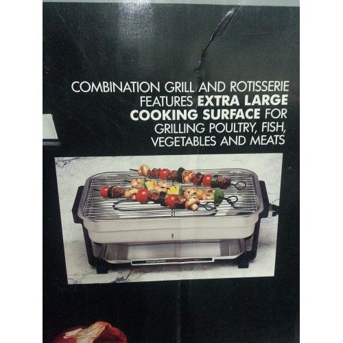  Farberware FARBERWARE SMOKELESS INDOOR GRILL ROTISSERIE ELECTRIC