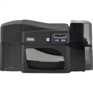 Fargo DTC4500e Single-Sided ID Card Printer with ISO Magnetic Stripe Encoder & Locking Hoppers