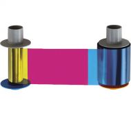 Fargo YMCKK Full-Color Ribbon with Black Resin Panels for HDP5000 Printers