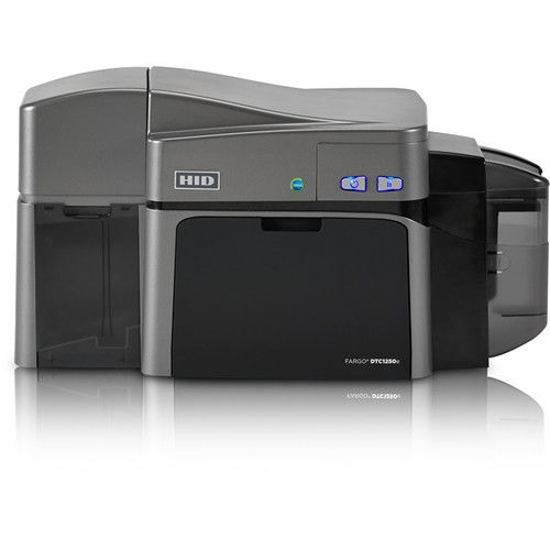  Fargo DTC1250e Single-Sided ID Card Printer with Ethernet and Internal Print Server