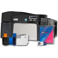 Fargo DTC4250e Dual-side ID Card Printer & Supplies Package
