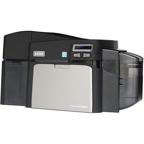  Fargo DTC4250e Dual-side ID Card Printer & Supplies Package