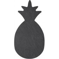 [아마존베스트]Farmlyn Creek Slate Cheese Board Plate, Pineapple Design (6 x 12 Inches, Black)