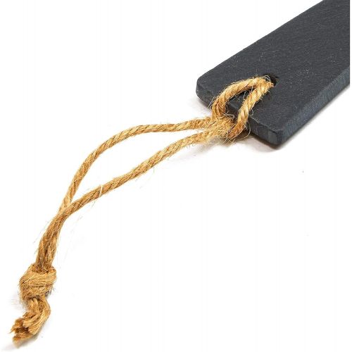  [아마존베스트]Farmlyn Creek Round Slate Cheese Board with Rope, Bless This Home (7.3 In, Black)