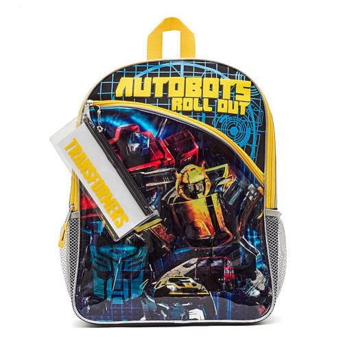  Fashion Accessory Bazaar TransformersAutobots Roll Out Backpack with Pencil Pouch