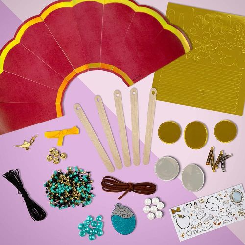  Fashion Angels Disney Princess DIY Ultimate Crafts Kit for Tweens 30 Cool Crafts Include Jewelry Crafts, Stickers, Coloring Pages, Nail Art for Tweens and Girls Ages 8 and Up