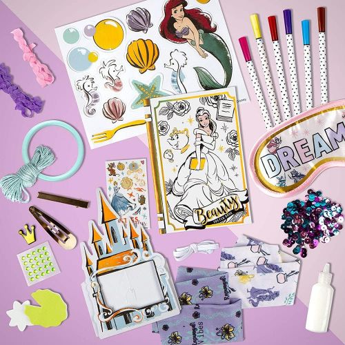  Fashion Angels Disney Princess DIY Ultimate Crafts Kit for Tweens 30 Cool Crafts Include Jewelry Crafts, Stickers, Coloring Pages, Nail Art for Tweens and Girls Ages 8 and Up