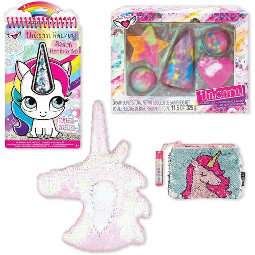  Fashion Angels 32665 Ultimate Unicorn Gift Set, 4pc Bundle, Amazon Exclusive, Multi