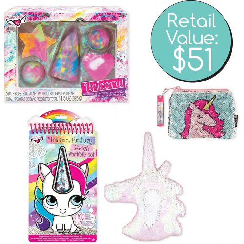  Fashion Angels 32665 Ultimate Unicorn Gift Set, 4pc Bundle, Amazon Exclusive, Multi