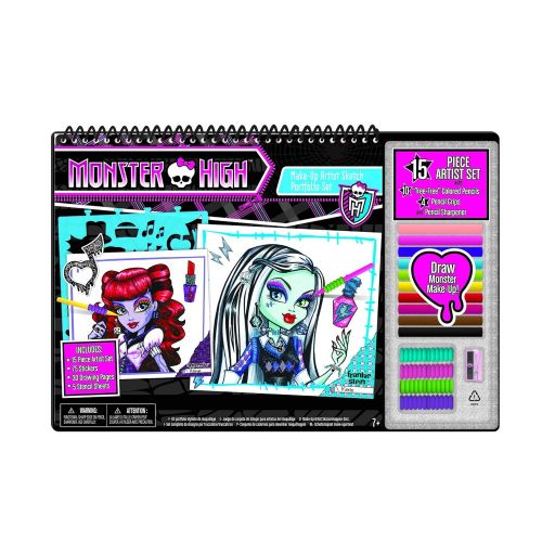  Fashion Angels Monster high Make UP Artist Sketch Portfolio