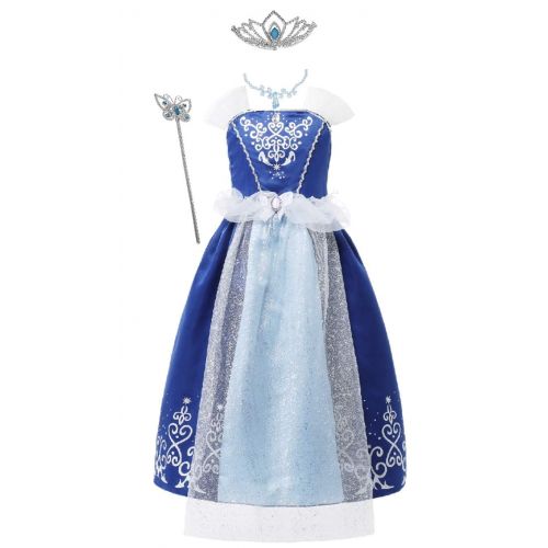  FashionModa4U Cinderella Girls Costume Dress