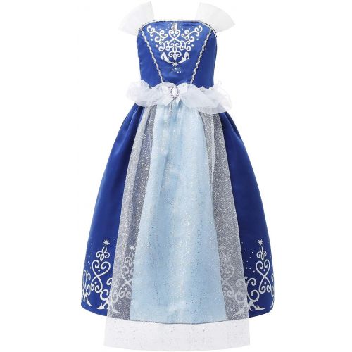  FashionModa4U Cinderella Girls Costume Dress