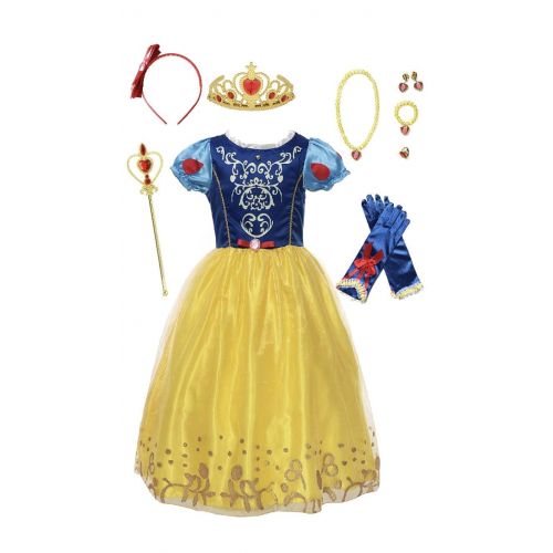  FashionModa4U Snow White Girls Costume Dress