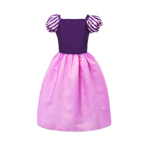  FashionModa4U Rapunzel Girls Costume Dress