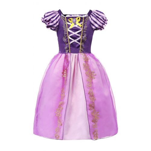  FashionModa4U Rapunzel Girls Costume Dress