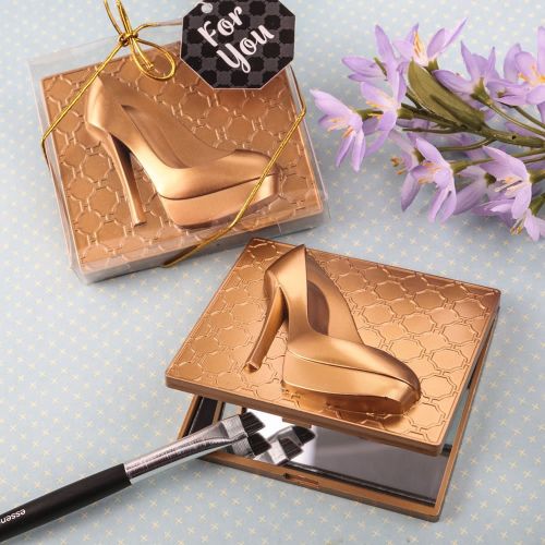  Fashioncraft 75 Gold High Heel Shoe Design Compact Mirrors