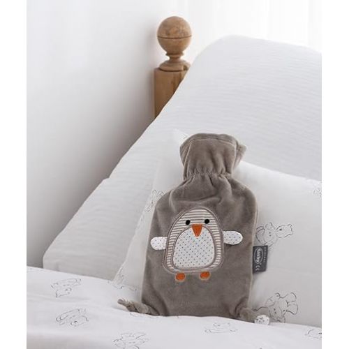  Fashy Hot Water Bottle, 0.8 Litre, Penguin