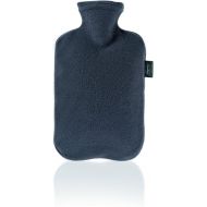 Fashy Hot Water Bottle with Fleece Cover (Assorted Colors)