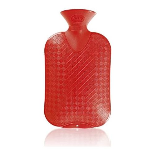  Fashy 6420 Thermoplast-Warmflasche- glatte Oberflache, 2,0 Liter