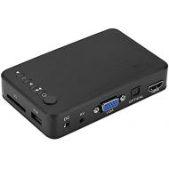 [아마존베스트]-Service-Informationen fasient HDMI Media Player Black 1080P HD Strong Compatibility Audio and Video Multimedia Player with IR Remote Control, Support USB Drive/Mobile Hard Drive/SD Card (EU)