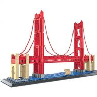 Fat Brain Toys Brain Bricks Landmarks: Golden Gate Bridge Building & Construction for Ages 6 to 12