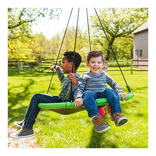  Fat Brain Toys Swing-A-Ring - Large - Multi-Person Saucer Tree Swing, Ages 3+