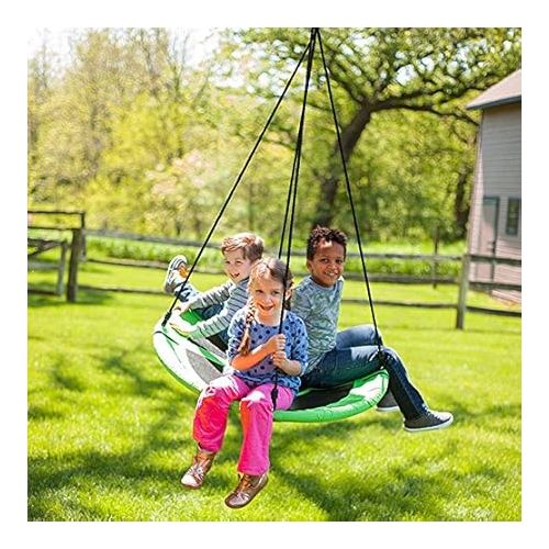  Fat Brain Toys Swing-A-Ring - Large - Multi-Person Saucer Tree Swing, Ages 3+