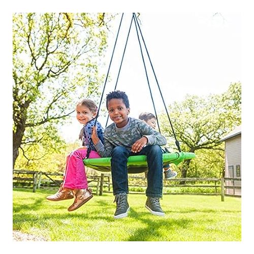  Fat Brain Toys Swing-A-Ring - Large - Multi-Person Saucer Tree Swing, Ages 3+