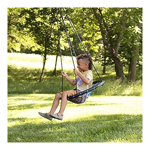  Fat Brain Toys Swing-a-Ring Small - 1-Person Ring Swing with Rope Seat, Ages 3+