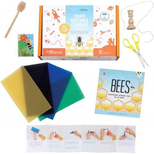  Fat Brain Toys Surprise Ride - Build Beeswax Candles Activity Kit Arts & Crafts for Ages 5 to 10