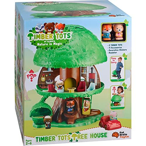  Fat Brain Toys Timber Tots Tree House Classic & Retro Toys for Ages 2 to 4