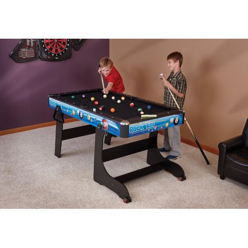  Fat Cat Stormstrike 5-Foot Space-Saving Folding BilliardPool Game Table