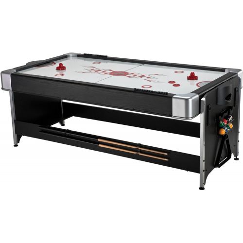  Fat Cat by GLD PRODUCTS Original 2-in-1, 7-Foot Pockey Game Table (Air Hockey and Billiards)