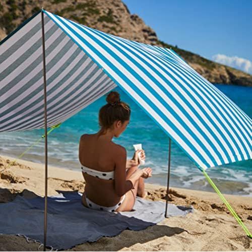  Fatboy Miasun Portable Beach Sun Shade, Azur, One Size