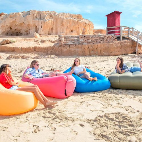  Fatboy USA Fatboy Lamzac The Original Inflatable Air Lounger and Carry Bag