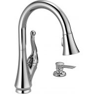 Delta Faucet Talbott Single-Handle Kitchen Sink Faucet with Pull Down Sprayer, Soap Dispenser and Magnetic Docking Spray Head, Stainless 16968-SSSD-DST