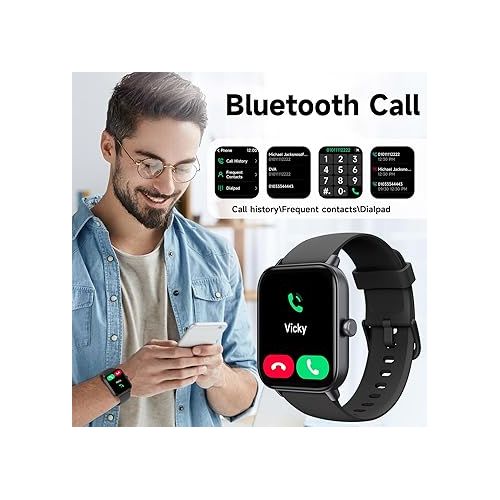  Smart Watch, Bluetooth 5.3 Answer/Make Call, Alexa Built in, 1.8