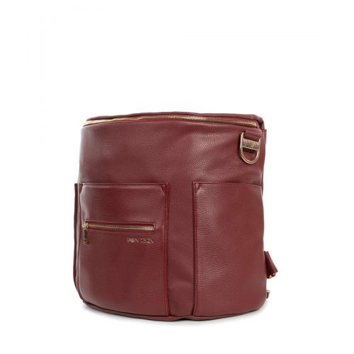  Fawn Design Original Diaper Bag Designed for Women - Backpack for Baby Essentials, Diapers, and Everyday Use - Premium Faux Leather, Interior/Exterior Pockets, Interchangeable Stra