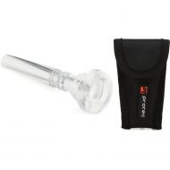 Faxx Clear Plastic Trumpet Mouthpiece with Pouch - 3C