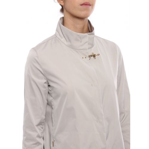  Fay Ultralight beige nylon rain coat